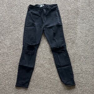 Cello Black Distressed Skinny Jeans
